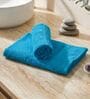 Blue 100% Cotton 525 Gsm Hand Towel