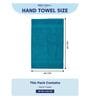 Blue 100% Cotton 525 Gsm Hand Towel