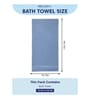 Blue 100% Cotton 625 Gsm Bath Towel