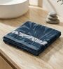 Blue 100% Cotton 630 Gsm Bath Towel