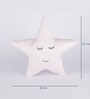 Blue Cotton Star Cloud & Moon Shaped Shaped Cushions (Set of 3)