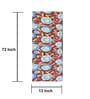 Floral Passion (72x13) Blue & Brown Cotton Table Runner