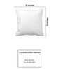 Blue 100% Cotton Solid 16x16 inches Cushion Covers (Set of 2)
