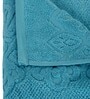 Blue 100% Cotton Solid 550 GSM Bath Towel