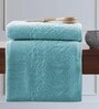 Blue 100% Cotton Solid 550 GSM Bath Towel
