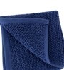 Blue 100% Cotton Solid 550 GSM Face Towels (Set of 4)