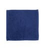Blue 100% Cotton Solid 550 GSM Face Towels (Set of 4)