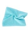 Blue 100% Cotton Solid 550 GSM Face Towels (Set of 4)