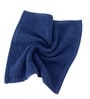 Blue 100% Cotton Solid 550 GSM Face Towels (Set of 4)