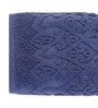 Blue 100% Cotton Solid 550 GSM Hand Towels (Set of 2)