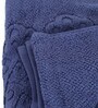 Blue 100% Cotton Solid 550 GSM Hand Towels (Set of 2)