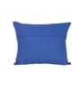 Blue 100% Cotton Striped 16x16 inches Cushion Covers (Set of 3)