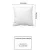 Blue 100% Cotton Striped 16x16 inches Cushion Covers (Set of 3)