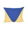 Blue 100% Cotton Striped 16x16 inches Cushion Covers (Set of 3)