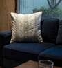 Blue Traditional Cotton 14 x 24 Inches Cushion Cover