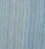 Blue Striped 100% Polyester 8 ft x 10 ft Hand Woven Carpet