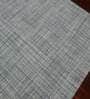 Grey Geometric 100% Wool 5 ft x 8 ft Hand Tufted Carpet