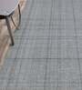 Grey Geometric 100% Wool 8 ft x 10 ft Hand Tufted Carpet