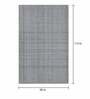 Grey Geometric 100% Wool 8 ft x 10 ft Hand Tufted Carpet