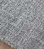 Grey Geometric 100% Wool 8 ft x 10 ft Hand Tufted Carpet