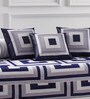 Blue 180 TC Polycotton 8 Piece Diwan Set