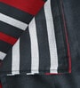 Blue Striped 240 TC Cotton Double Bedsheet with 2 Pillow Covers