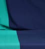 Blue Geometric 240 TC Cotton 1 Double Bedsheet with 2 Pillow Covers