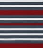 Blue Striped 240 TC Cotton Double Bedsheet with 2 Pillow Covers