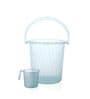 Blue 25 Ltr Polypropylene Bucket Set (Set of 2)
