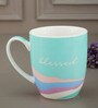 Colton 350ml Blue Bone China Coffee Mug