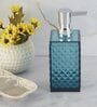 Blue 300 ml Acrylic Liquid Soap Dispenser 