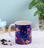 Stanza 350ml Blue & white Ceramic Coffee Mug