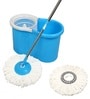 Blue 360  Spin Mop Set with Additional Refill Mop Set