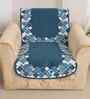 Blue 5 Seater Geometric 10Pcs Sofa Covers