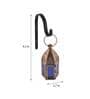 Marazzi Set Of 2 Blue Metal Wall Tea LightHolders