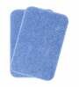 Blue Absorbent and Quick-Dry Polyester Bath Mats 38x58 cm