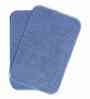 Blue Absorbent and Quick-Dry Polyester Bath Mats 50x70 cm