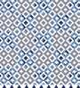 Blue Abstract 108 TC Cotton King Sized Bed Sheets with 2 Pillow Covers
