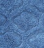Blue Abstract 100 % Cotton 27.5x19.6 Inches AntiSkid Bath Mat