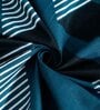 Blue Abstract 144 TC Microfiber Double King Sized Bedsheet With 2 Pillow Covers
