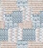 Blue Abstract 180 TC Cotton Queen Sized Bed Sheets with 2 Pillow Covers