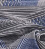 Blue Abstract 210 TC 100% Cotton Queen Sized Bed Sheets with 2 Pillow Covers