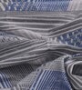 Blue Geometric 210 TC 100% Cotton King Sized Bed Sheets with 2 Pillow Covers
