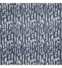 Blue Abstract 210 TC Microfiber King Sized Fitted Bedsheet With 2 Pillow Covers