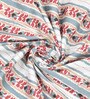 Maroon Abstract 220 Tc Cotton Super King Bedsheet With 2 Pillow Covers