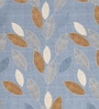 Blue Abstract 260 Tc Polycotton Double Fitted Bedsheet With 2 Pillow Covers