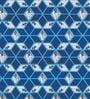 Blue Abstract 260 Tc Polycotton King Fitted Bedsheet With 2 Pillow Covers