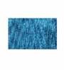 Blue Abstract Microfibre 23x15 Inches AntiSkid Bath Mat