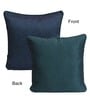 Blue Polyester Abstract 16x16 inches Cushion Cover (5Pc)