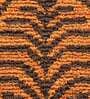 Brown Floral Polyester 28x20 Inches Anti Skid Bath Mat